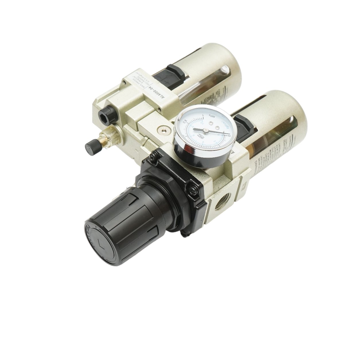 Filtru aer si ungator cu regulator de presiune max. 1 MPa, racord 1/2